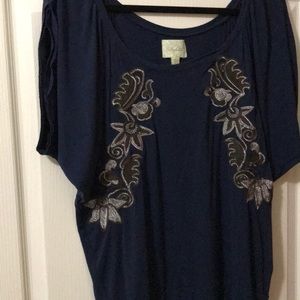 Deletta embroidered blouse